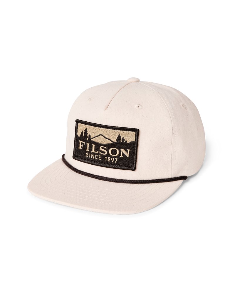 Filson Scenic Trucker Cap in Natural / Brown