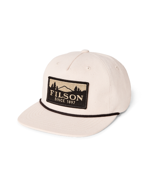 Filson Scenic Trucker Cap in Natural / Brown