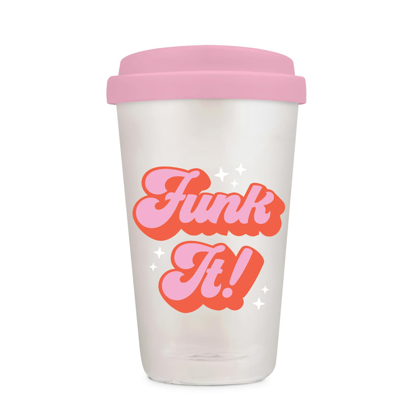Funk It | Glass Coffee Tumbler