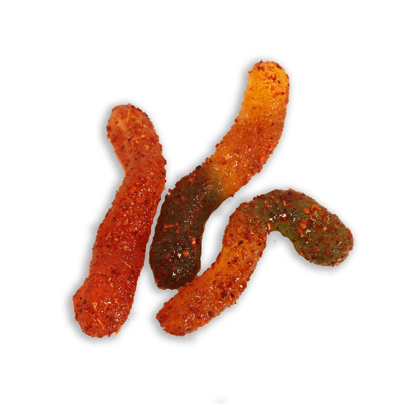 Chilli Bomba Spicy Gummy Worms Chili Chamoy Candy 8oz/6ct