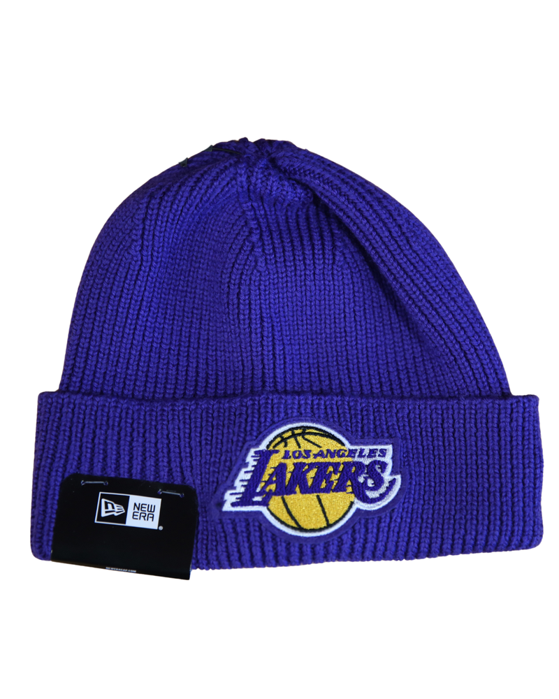 Los Angeles Lakers New Era Skull Knit Beanie