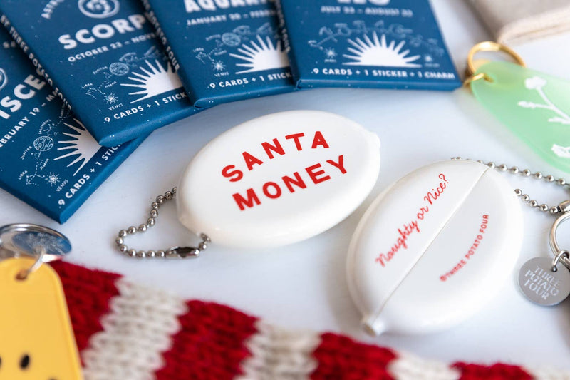 Coin Pouch - Santa Money