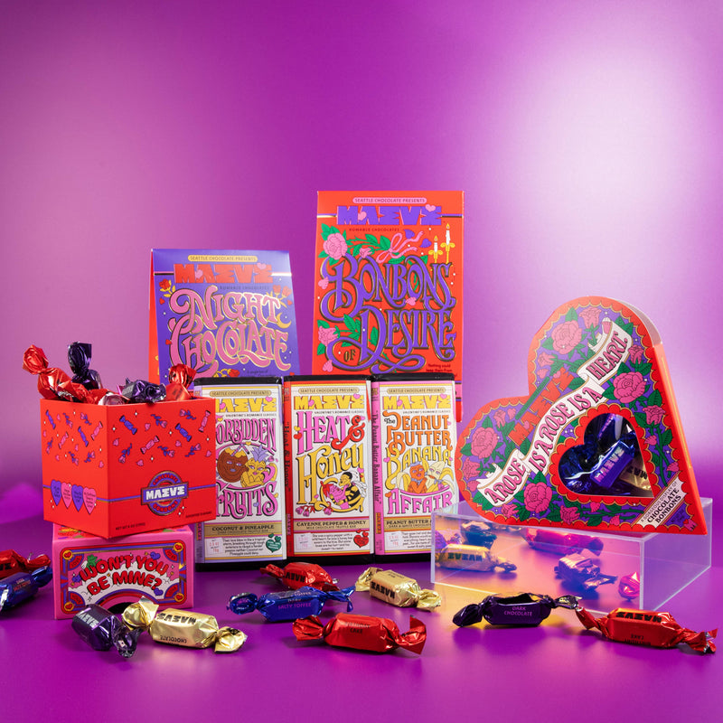 Valentine's - Peanut Butter Banana Affair Truffle Bar