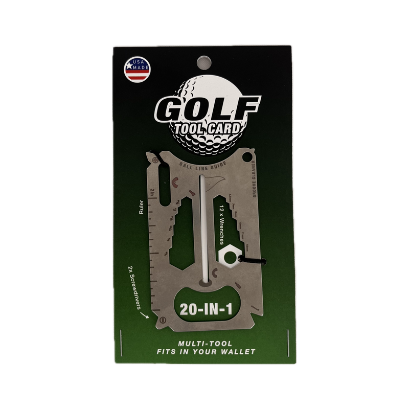 Golf 20-in-1 Credit Card Multi-Tool