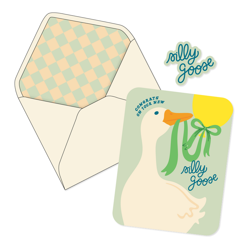 Congrats on Your New Silly Goose Card