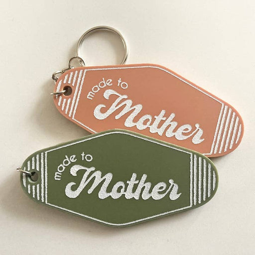 Made To Mother Motel Key Inspired Keychain-GLACIER GREEN - LOCAL FIXTURE