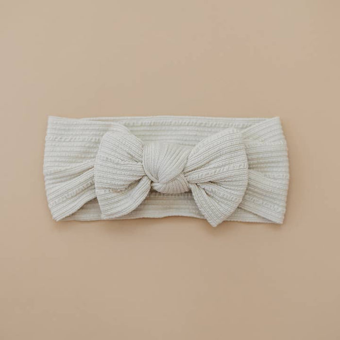 Everyday Natural Modern Bow Baby Headband - LOCAL FIXTURE
