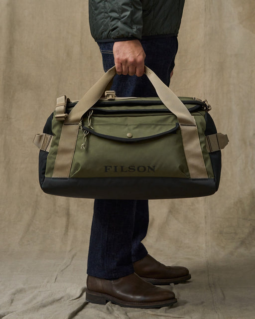 Filson All-Weather 40L Duffle in Olive / Black / Covert