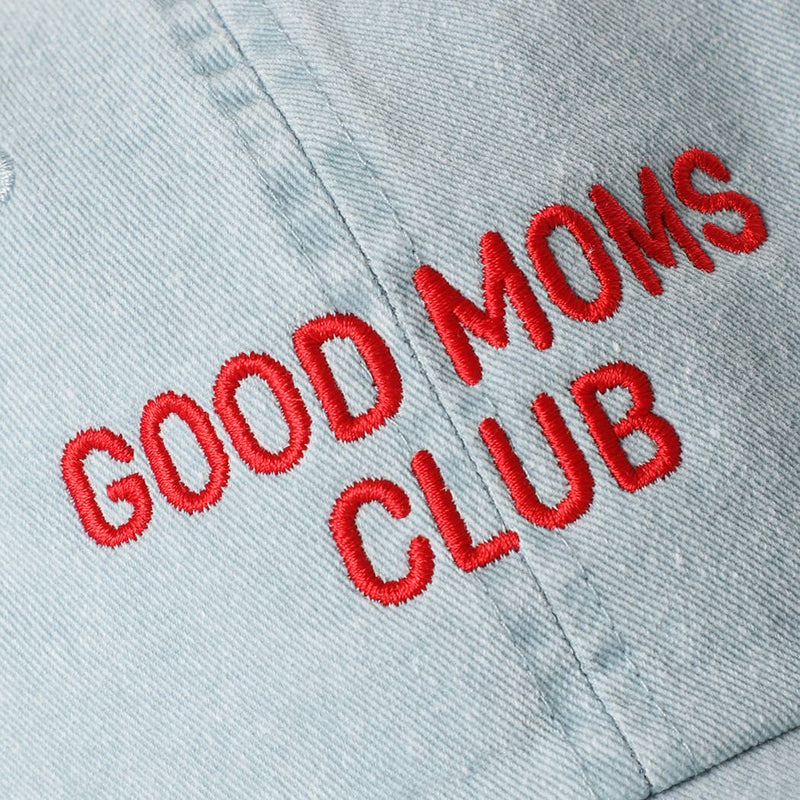 GOOD MOMS CLUB Embroidered Cotton Baseball Cap
: BLUEMINT