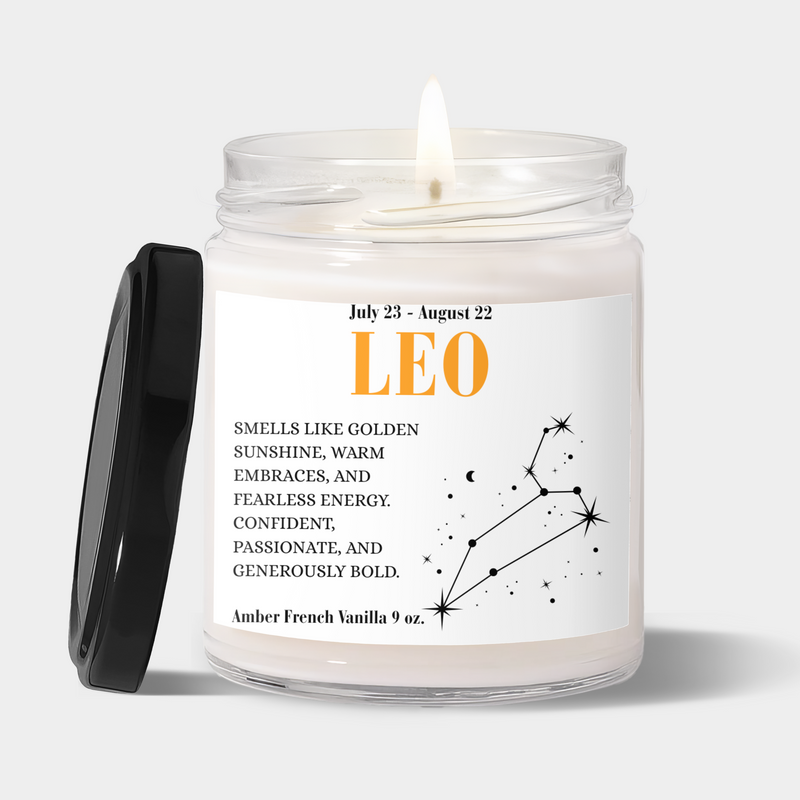 Leo 9oz Zodiac Candle