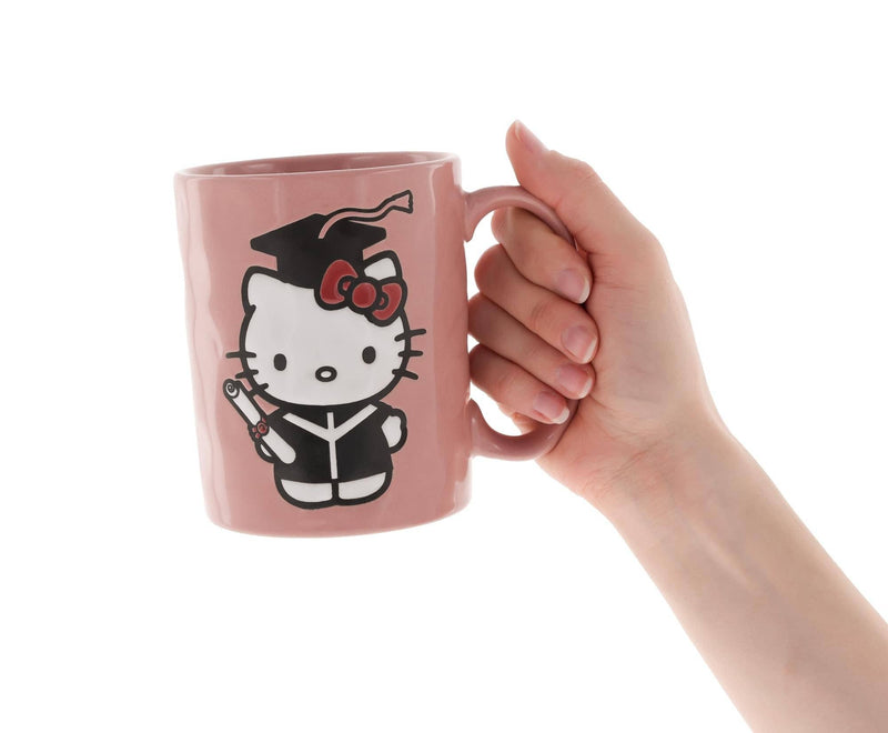 Hello Kitty Graduation 17oz Ceramic Pottery Mug