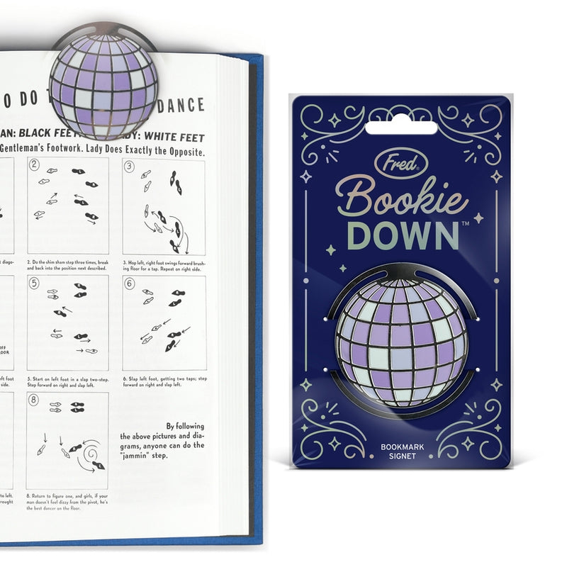 Bookie Down | Disco Ball Bookmark
