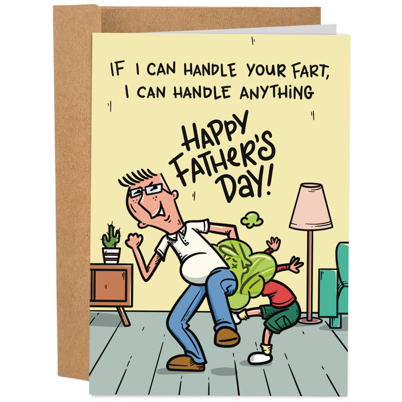Handle Your Fart | Funny Father's Day Card