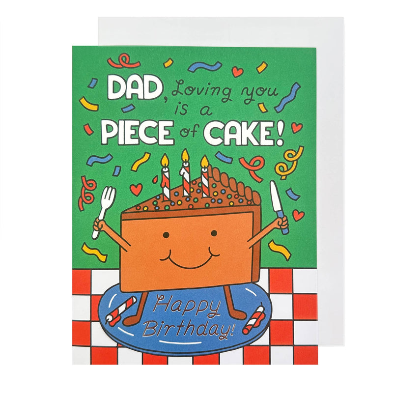 Piece of Cake Dad Birthday