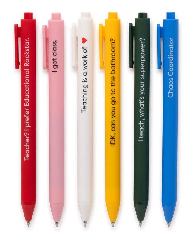 Teaching is a Work of ❤️ | Quotable Gel Pen Set