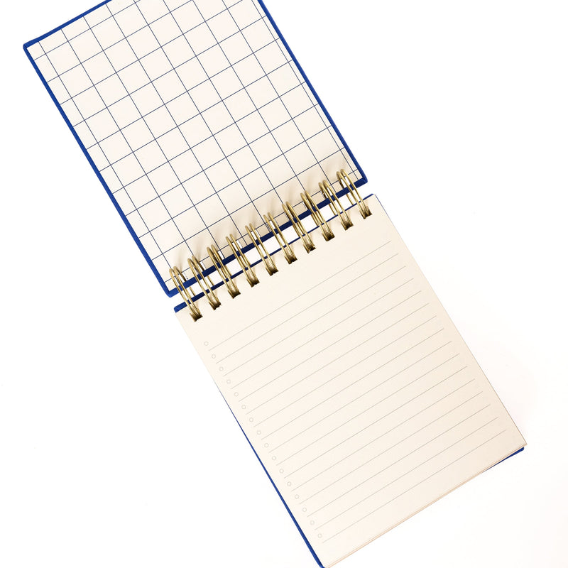 Cobalt Blue Fabric-Bound Notepad cover