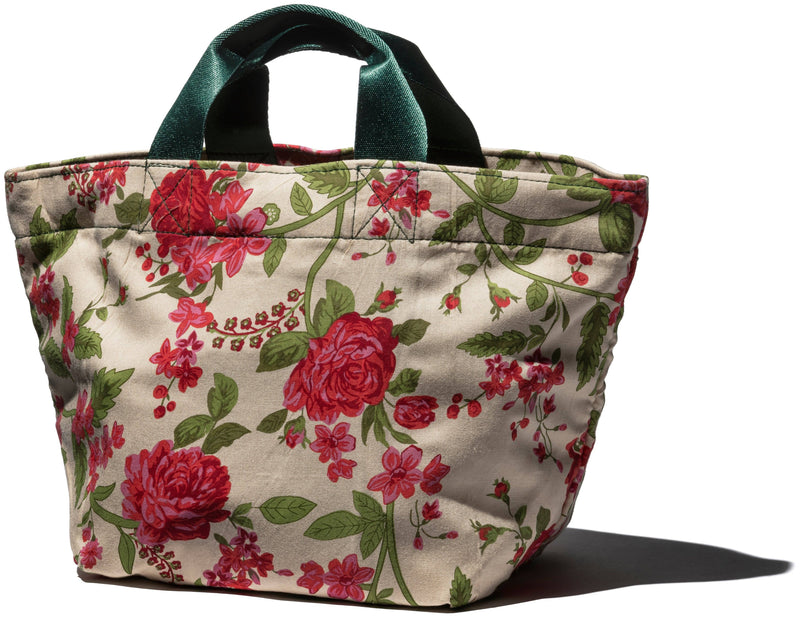 Vintage Tent Fabric with Printed Pattern Bag: Jungle