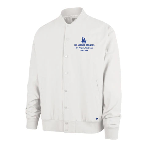 LOS ANGELES DODGERS SANDSTONE ANDERSON TWILL BOMBER MEN