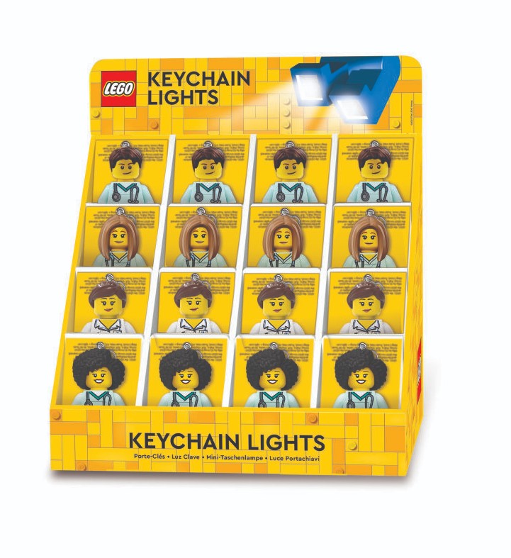 Lego New Medical Pros Led Keychain