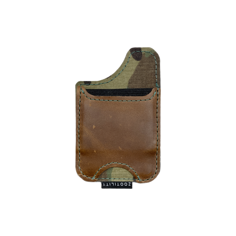 Magnetic Phone Leather Wallet: Camo