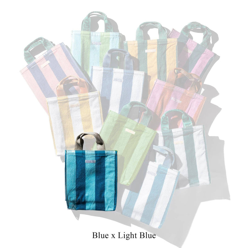 Covered Towel Document Bag: Green x Yellow