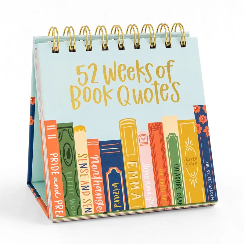 52 Weeks of Book Quotes | Desk Flip Calendar