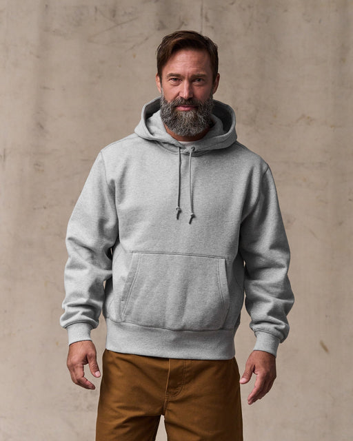 Filson 14-oz Heritage Fleece Hoodie in Gray Heather