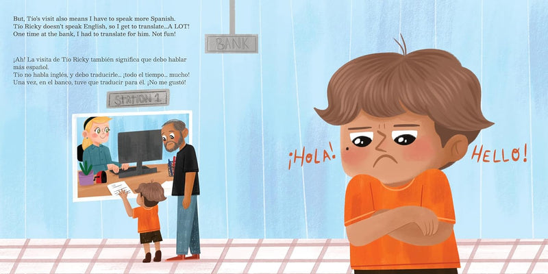 Tío Ricky Doesn't Speak English / Tío Ricky no habla inglés