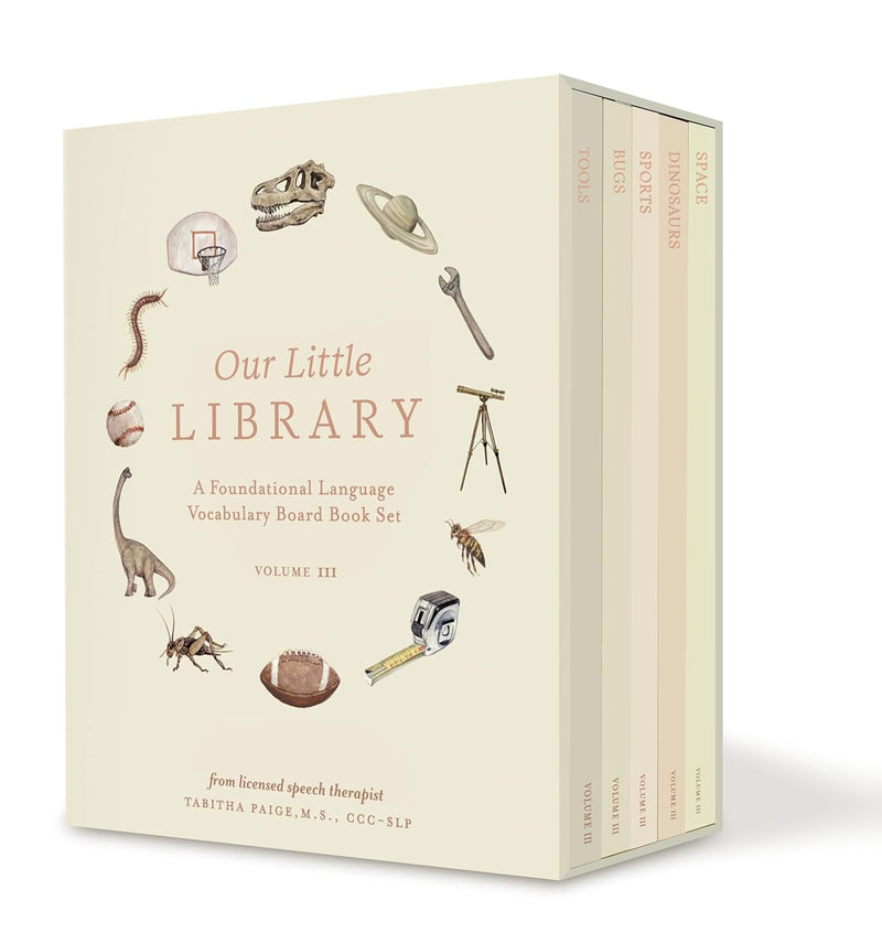 Our Little Library Vol. 3: Dinosaurs, Space, Tools, Bugs, and Sports