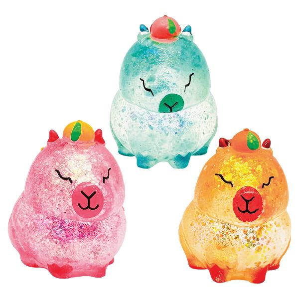 Capybara Glitter Squeeze Toy