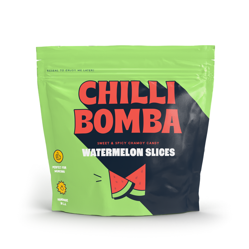 Chilli Bomba Watermelon Slices Chili Chamoy Candy 8oz/6ct