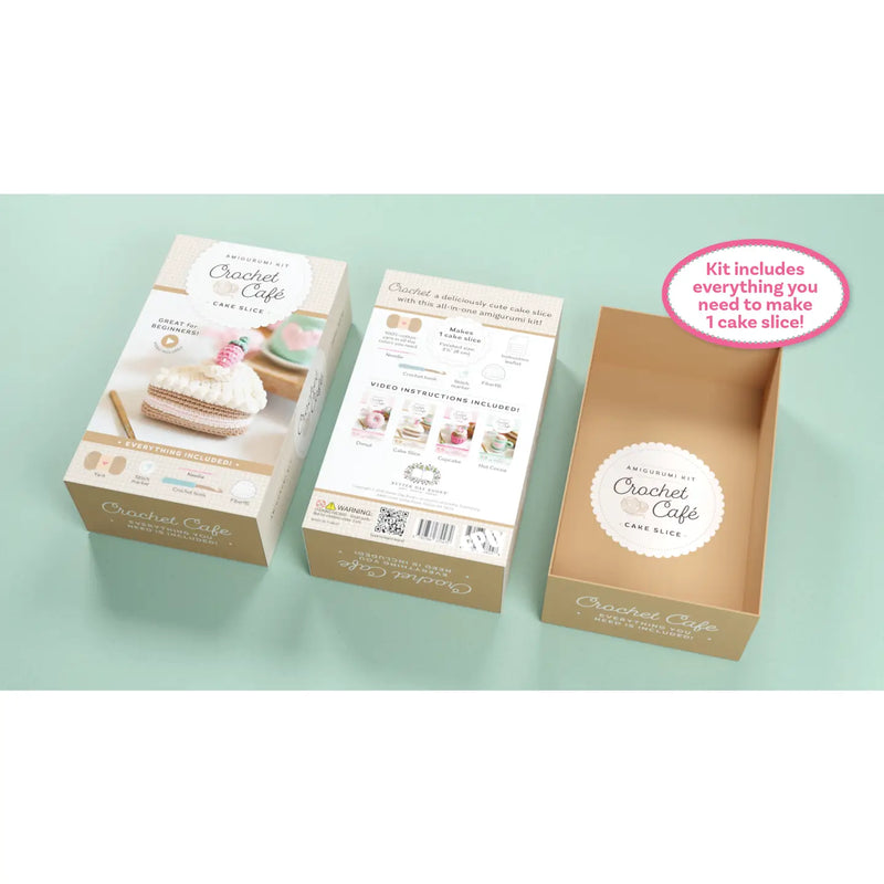 Crochet Café Amigurumi Kit Cake Slice