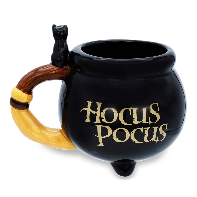 Hocus Pocus Sisters Cauldron Sculpted Ceramic Mug