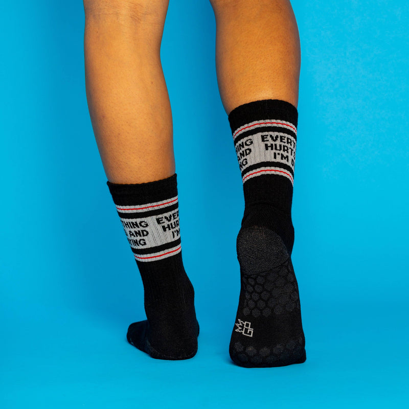 Everything Hurts And I'm Dying Grip Socks
