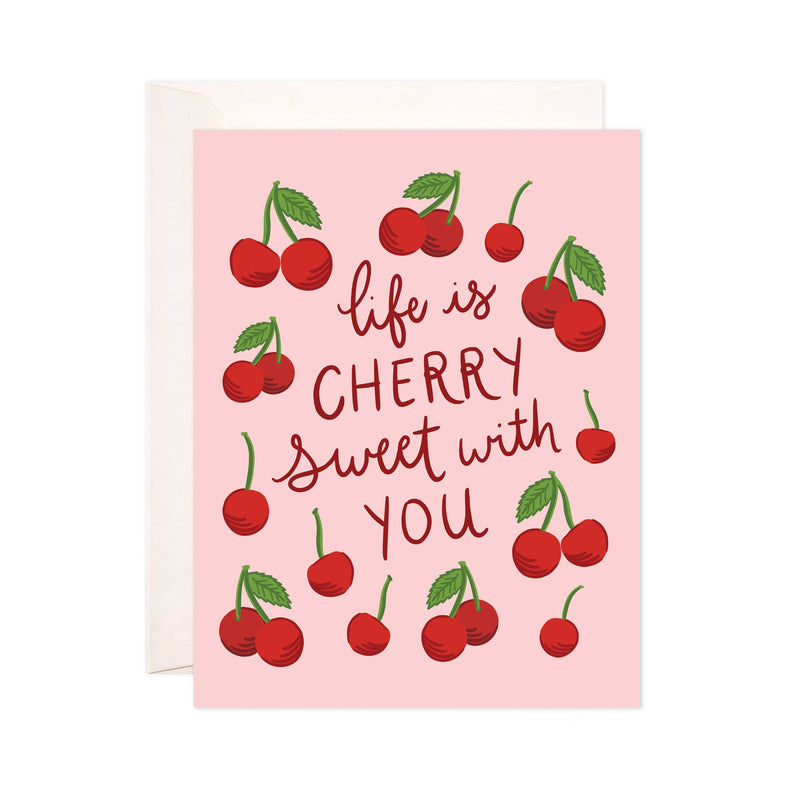 Cherry Sweet Greeting Card - Love & Friendship Card