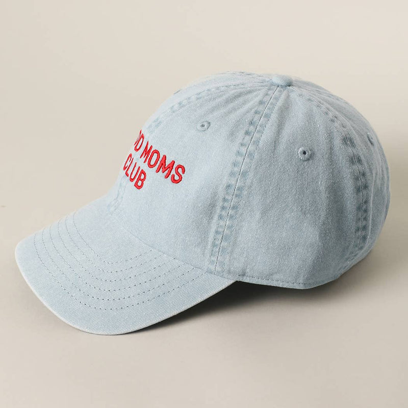 GOOD MOMS CLUB Embroidered Cotton Baseball Cap
: BLUEMINT