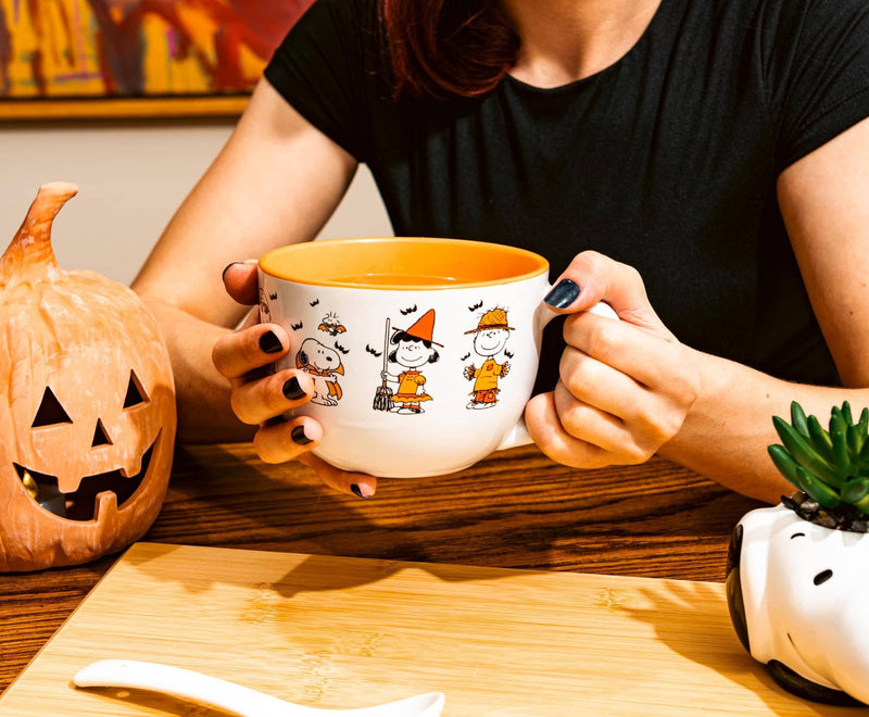 Peanuts Halloween Characters Ceramic Soup Mug
