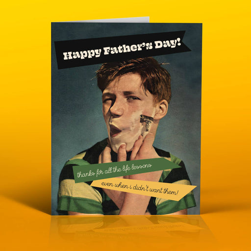 Dad Lessons Father's Day Card - LOCAL FIXTURE