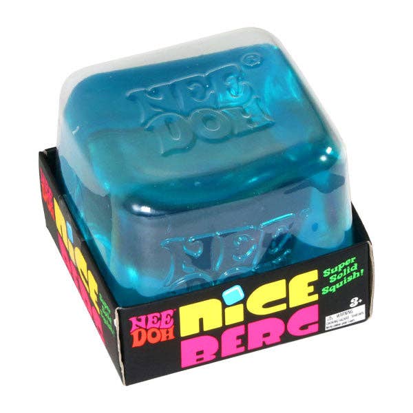 NeeDoh Nice Berg GIANT Blue Squishy Fidget Stress Ball (1pc)