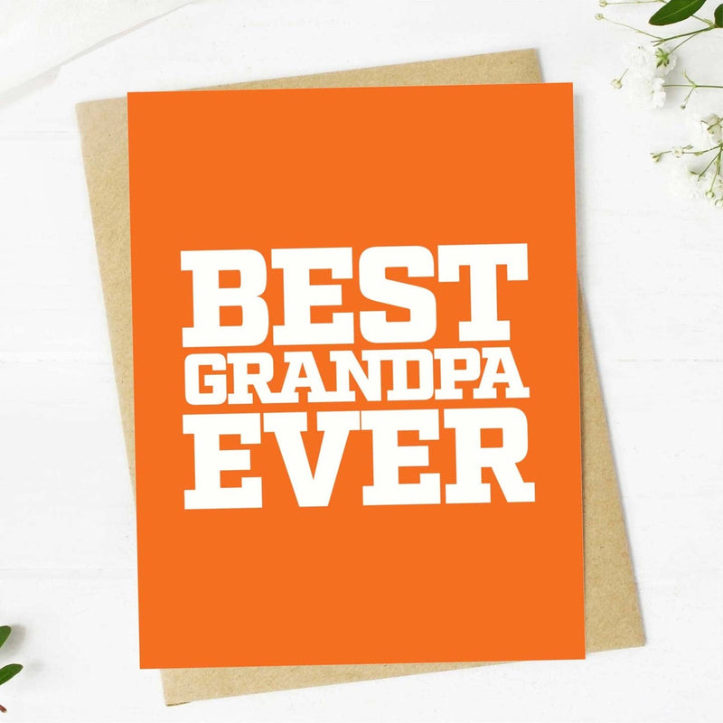 Best Grandpa Ever Greeting Card