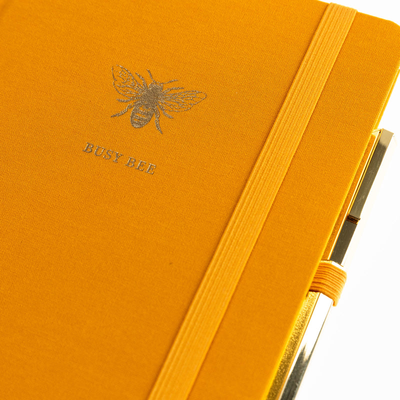 La Petite Presse Bee Fabric-Bound Journal interior