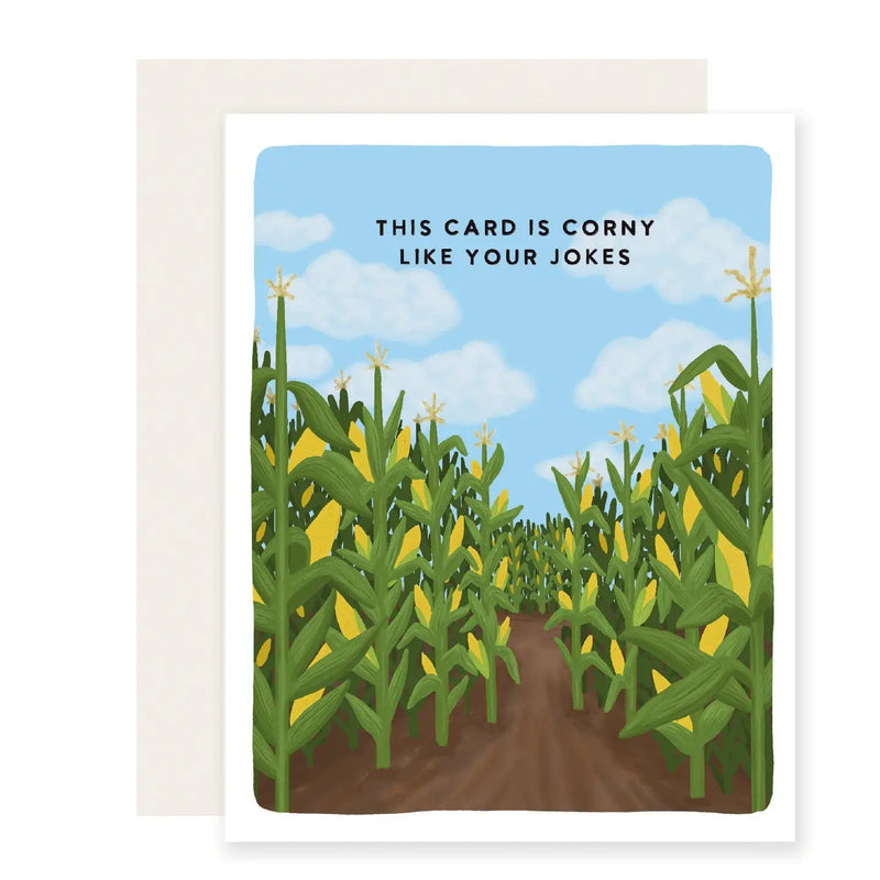 Corny Like Your Jokes | Dad Jokes Father's Day Card
