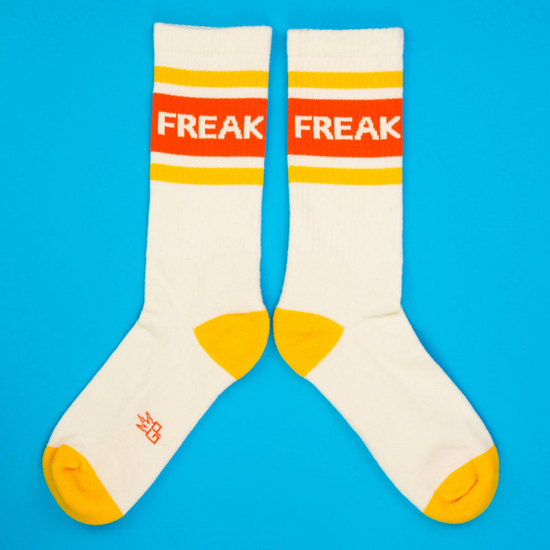 Freak Gym Crew Socks - Bold Statement Socks for Everyday