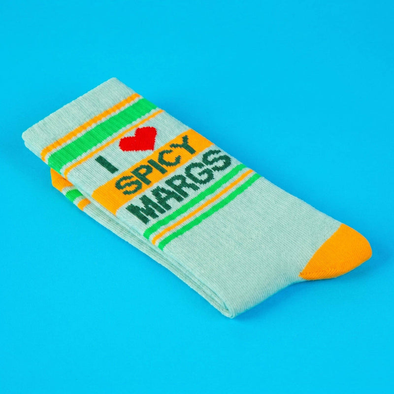 I ❤️ Spicy Margs Gym Crew Socks