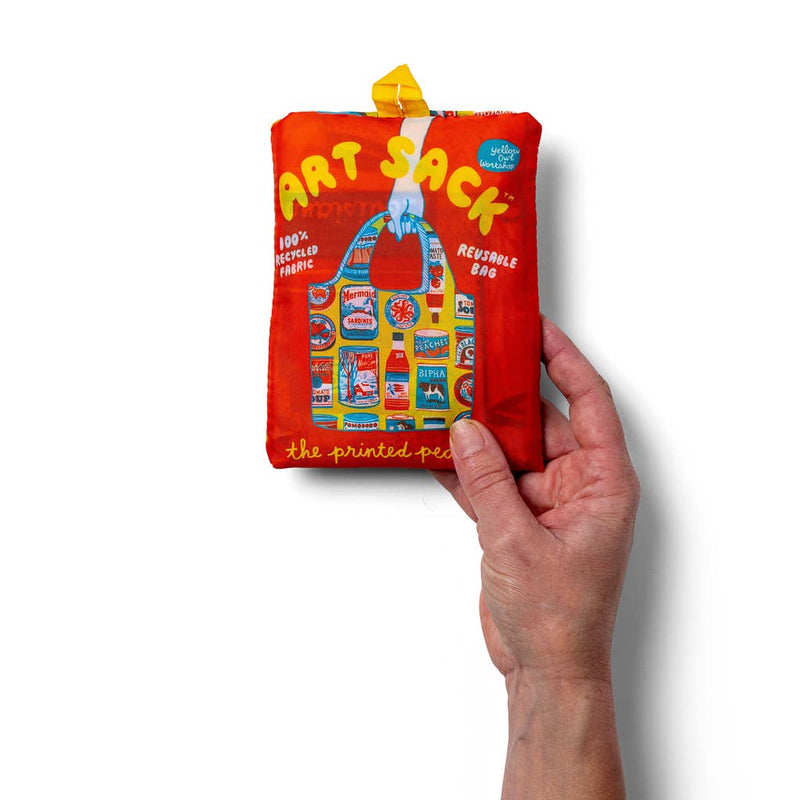 Tins Art Sack® by The Printed Peanut - Reusable Tote