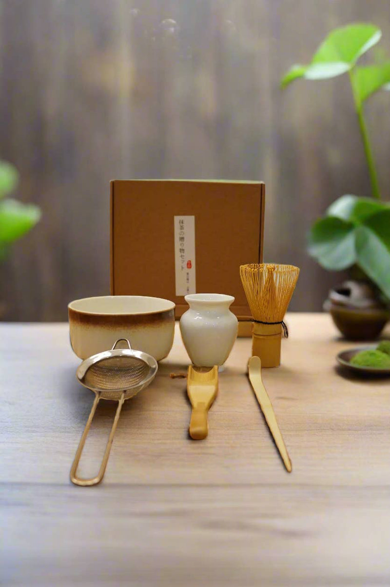 6-Piece Japanese Matcha Ceremony Set | WHITE