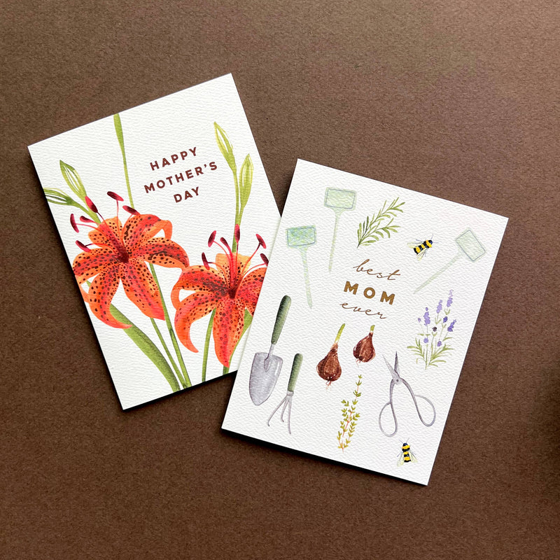 Tiger Lily Mother's Day Card | Mom & Seasonal Card