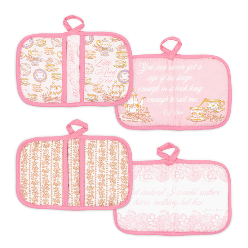 Mini Book Potholder Set | Tea