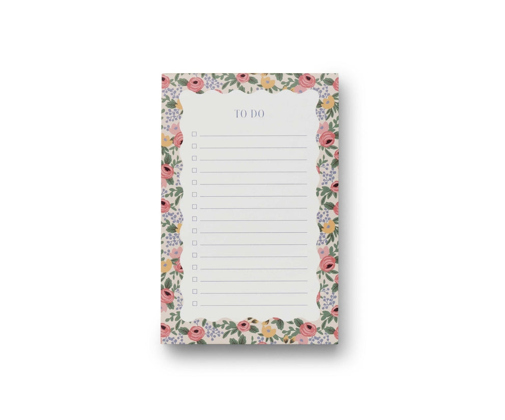 Rosa Checklist Notepad — LOCAL FIXTURE