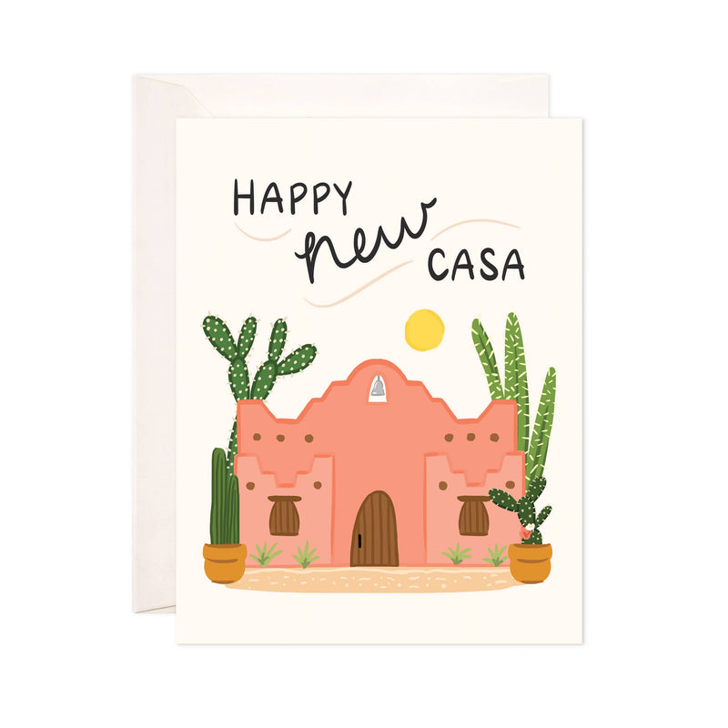 Happy New Casa Greeting Card - Housewarming Gift